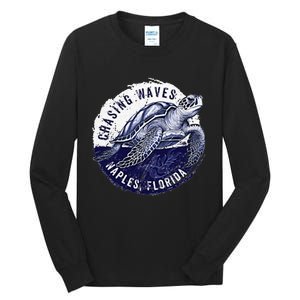 Chasing Waves Naples Florida Tall Long Sleeve T-Shirt