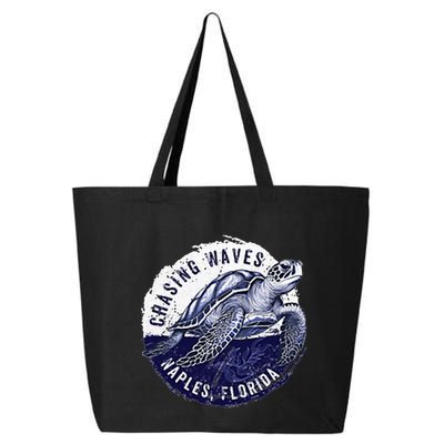 Chasing Waves Naples Florida 25L Jumbo Tote