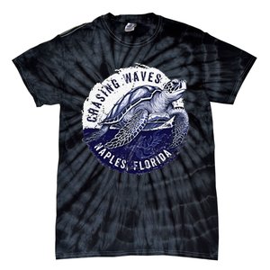 Chasing Waves Naples Florida Tie-Dye T-Shirt