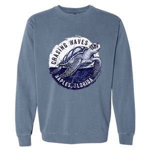 Chasing Waves Naples Florida Garment-Dyed Sweatshirt