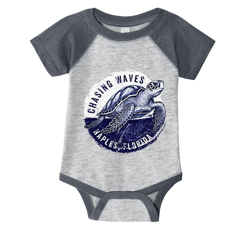 Chasing Waves Naples Florida Infant Baby Jersey Bodysuit