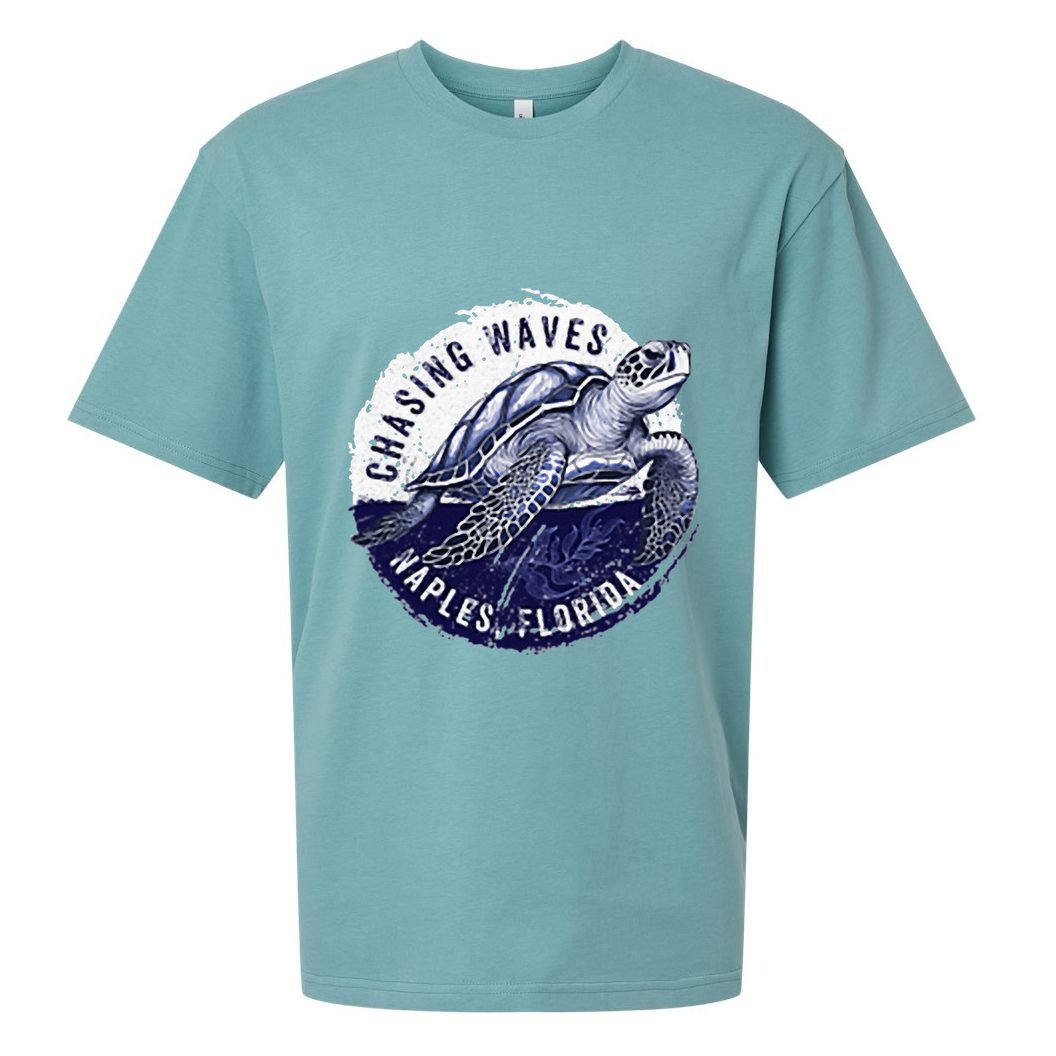 Chasing Waves Naples Florida Sueded Cloud Jersey T-Shirt