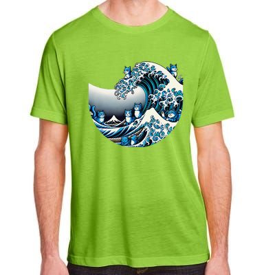 Cute Wave Of Blue Cats For Kamala Funny Gift Adult ChromaSoft Performance T-Shirt