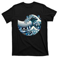 Cute Wave Of Blue Cats For Kamala Funny Gift T-Shirt