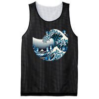 Cute Wave Of Blue Cats For Kamala Funny Gift Mesh Reversible Basketball Jersey Tank