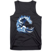 Cute Wave Of Blue Cats For Kamala Tank Top