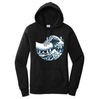 Cute Wave Of Blue Cats For Kamala Funny Women's Pullover Hoodie