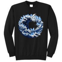 Cute Wave Of Blue Cats For Kamala Sweatshirt