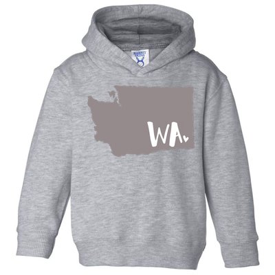 Cute Washington Outline Gift From Wa Toddler Hoodie