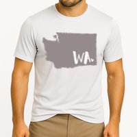 Cute Washington Outline Gift From Wa Cooling Performance Crew T-Shirt