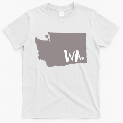 Cute Washington Outline Gift From Wa T-Shirt