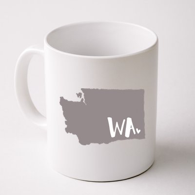 Cute Washington Outline Gift From Wa Mug
