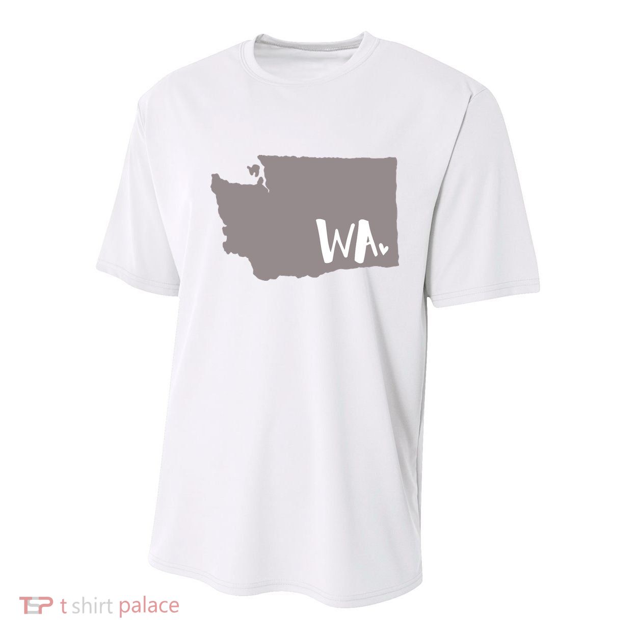 Cute Washington Outline Gift From Wa Youth Performance Sprint T-Shirt