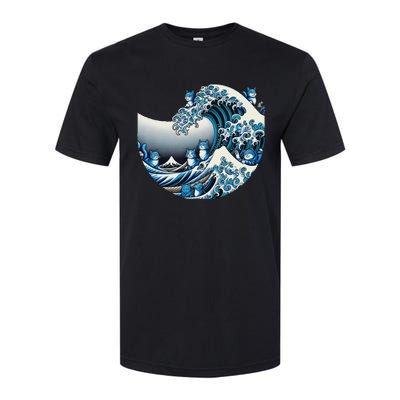 Cute Wave Of Blue Cats For Kamala Funny Softstyle CVC T-Shirt