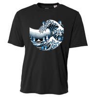 Cute Wave Of Blue Cats Blue Cats Wave Cooling Performance Crew T-Shirt