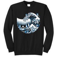 Cute Wave Of Blue Cats Blue Cats Wave Sweatshirt