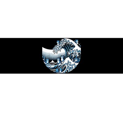 Cute Wave Of Blue Cats Blue Cats Wave Bumper Sticker