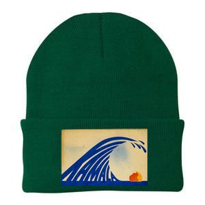 Cute Wave Of Blue Wave Kamala For Kamala Funny Trump Knit Cap Winter Beanie