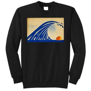 Cute Wave Of Blue Wave Kamala For Kamala Funny Trump Sweatshirt