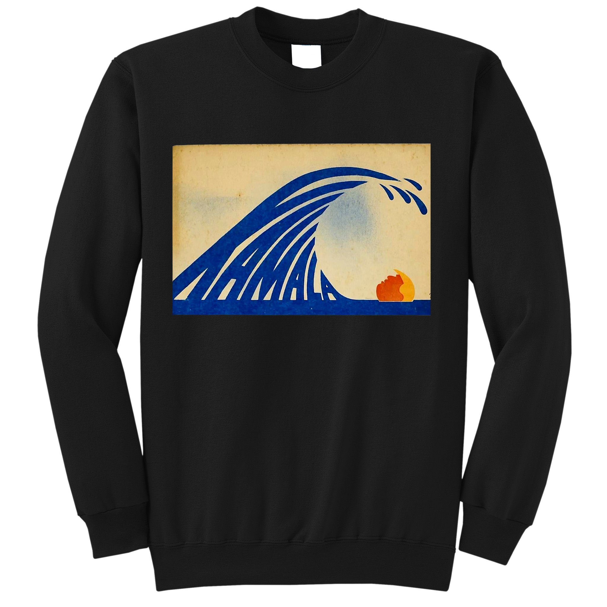 Cute Wave Of Blue Wave Kamala For Kamala Funny Trump Sweatshirt
