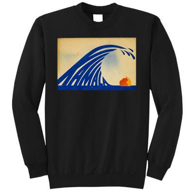 Cute Wave Of Blue Wave Kamala For Kamala Funny Trump Sweatshirt