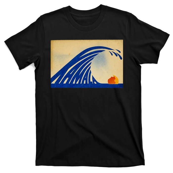 Cute Wave Of Blue Wave Kamala For Kamala Funny Trump T-Shirt