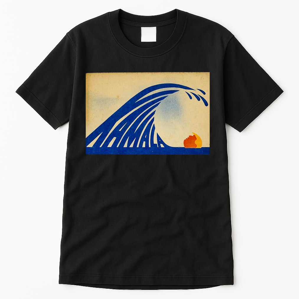 Cute Wave Of Blue Wave Kamala For Kamala Funny Trump Tall T-Shirt