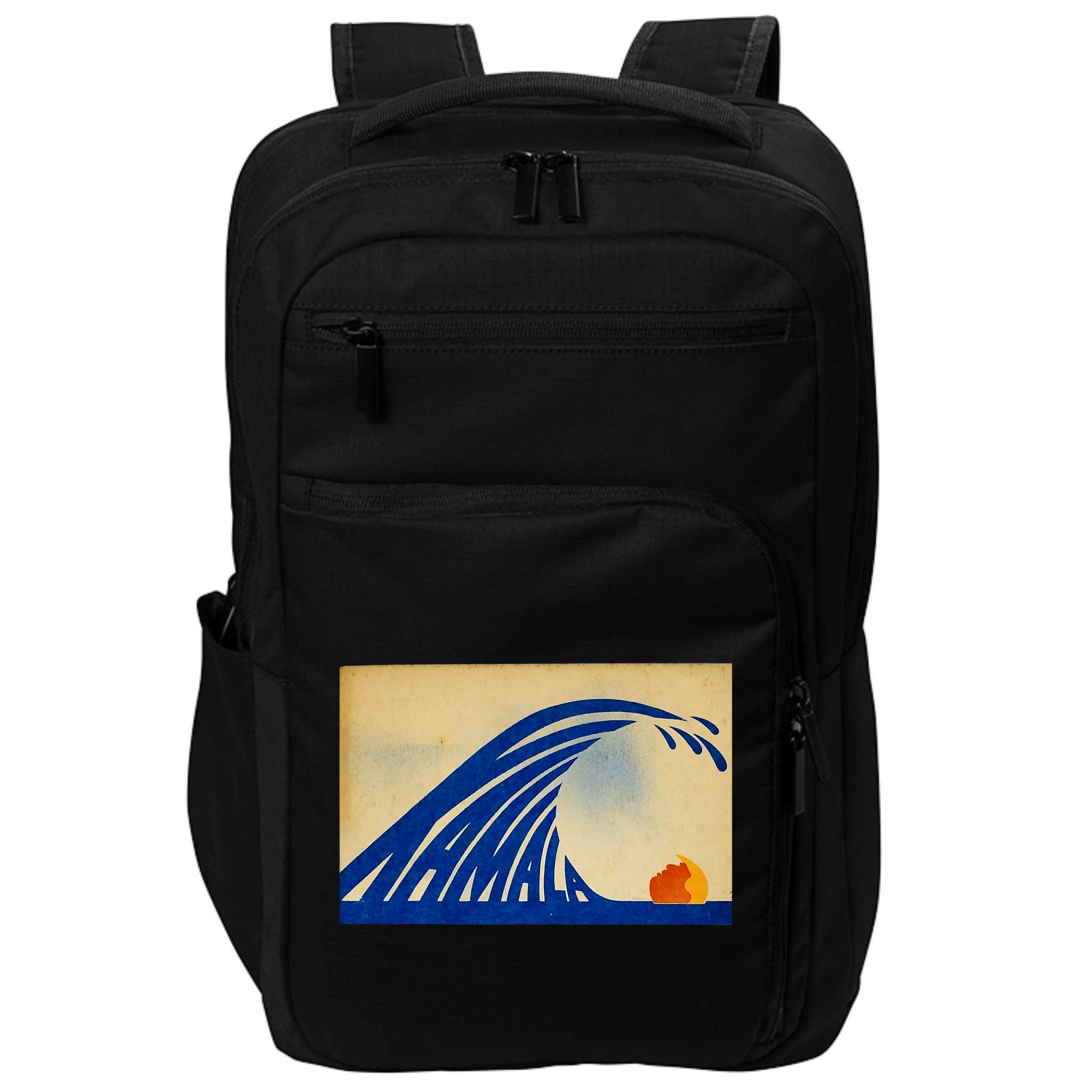 Cute Wave Of Blue Wave Kamala For Kamala Funny Trump Impact Tech Backpack