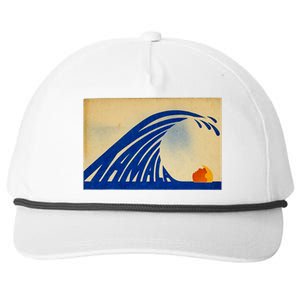 Cute Wave Of Blue Wave Kamala For Kamala Funny Trump Snapback Five-Panel Rope Hat