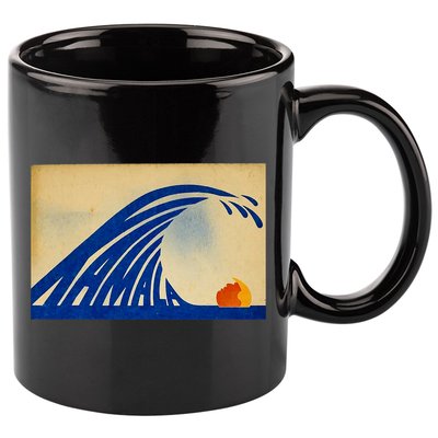 Cute Wave Of Blue Wave Kamala For Kamala Funny Trump 11oz C Handle Ceramic Mug