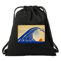 Cute Wave Of Blue Wave Kamala For Kamala Funny Trump Drawstring Bag