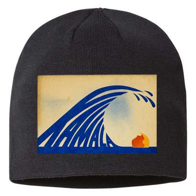 Cute Wave Of Blue Wave Kamala For Kamala Funny Trump Sustainable Beanie