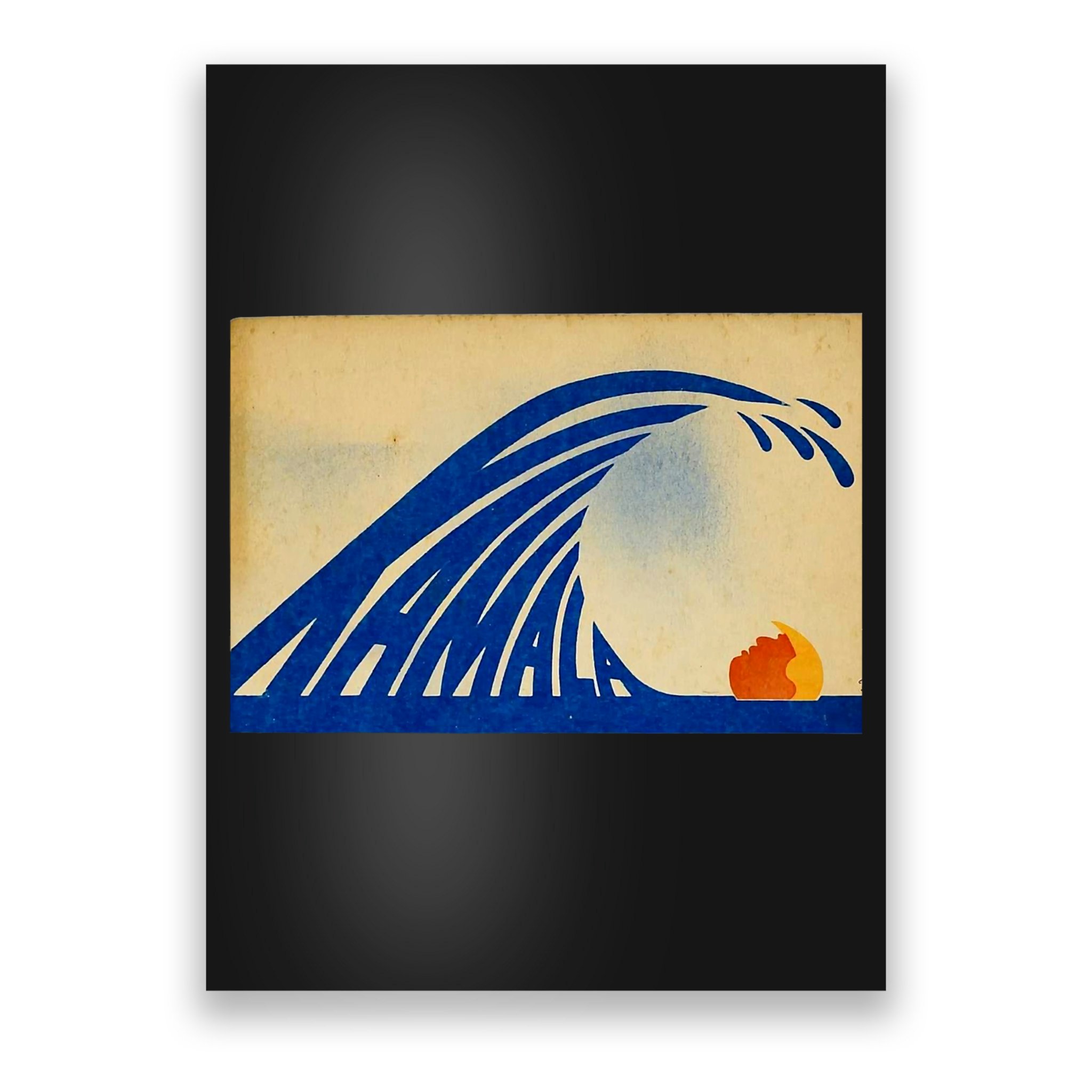Cute Wave Of Blue Wave Kamala For Kamala Funny Trump Poster