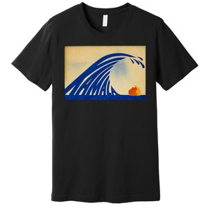 Cute Wave Of Blue Wave Kamala For Kamala Funny Trump Premium T-Shirt