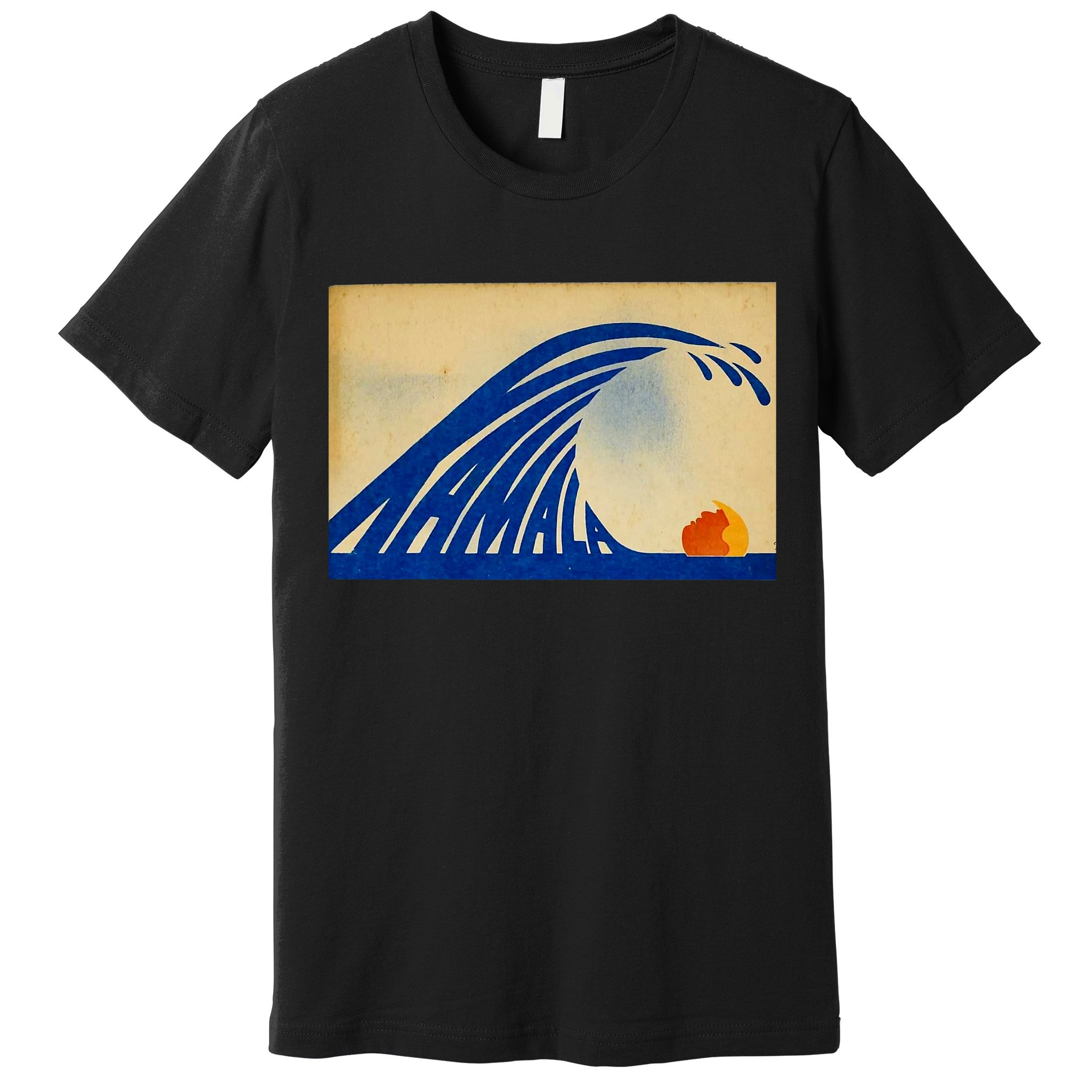 Cute Wave Of Blue Wave Kamala For Kamala Funny Trump Premium T-Shirt