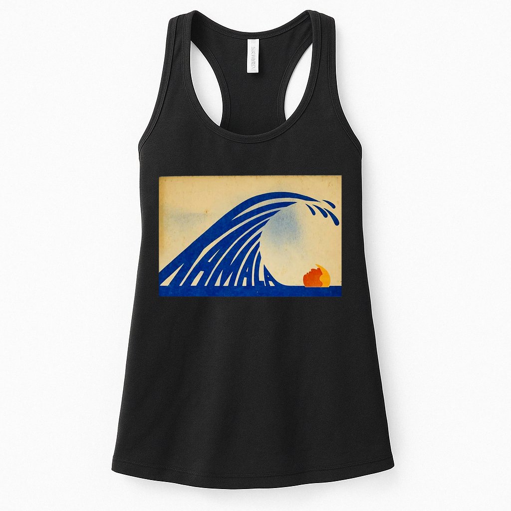 Cute Wave Of Blue Wave Kamala For Kamala Funny Trump Womens Tank Top