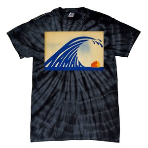 Cute Wave Of Blue Wave Kamala For Kamala Funny Trump Tie-Dye T-Shirt