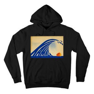 Cute Wave Of Blue Wave Kamala For Kamala Funny Trump Tall Hoodie