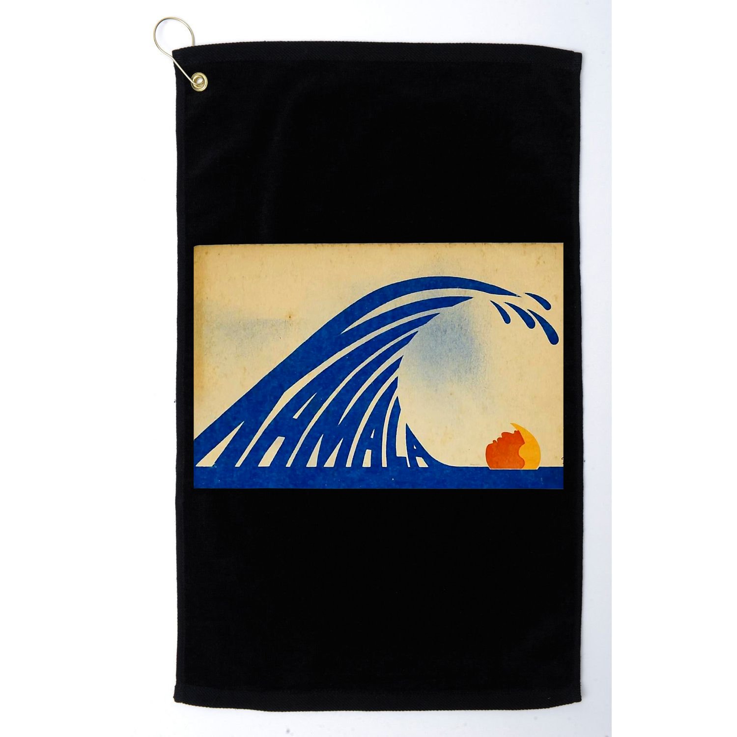 Cute Wave Of Blue Wave Kamala For Kamala Funny Trump Golf Towel