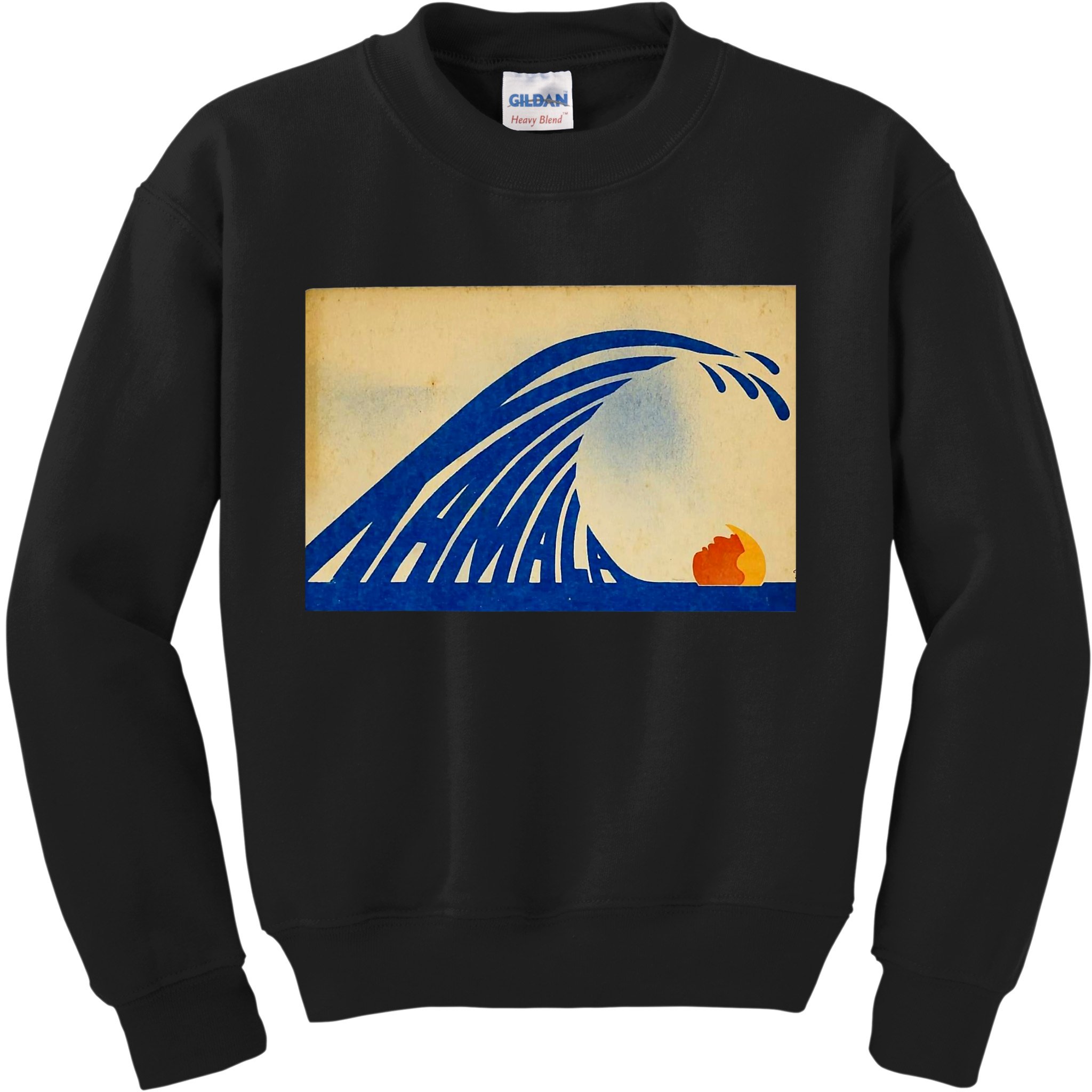 Cute Wave Of Blue Wave Kamala For Kamala Funny Trump Kids Sweatshirt