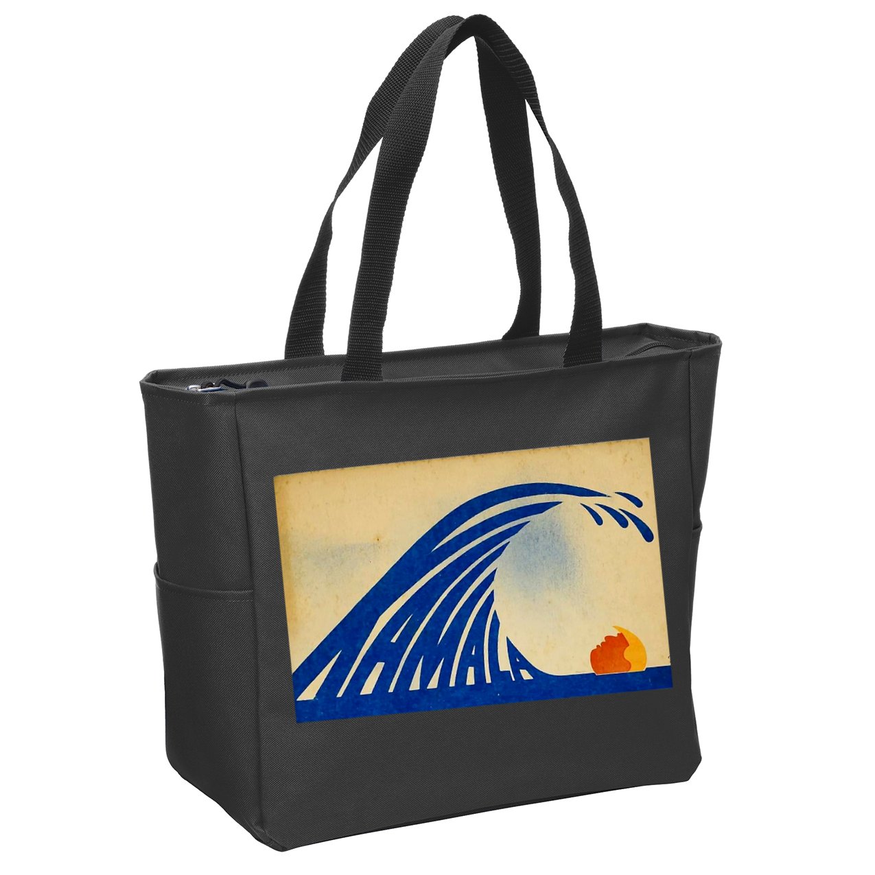 Cute Wave Of Blue Wave Kamala For Kamala Funny Trump Zip Tote Bag