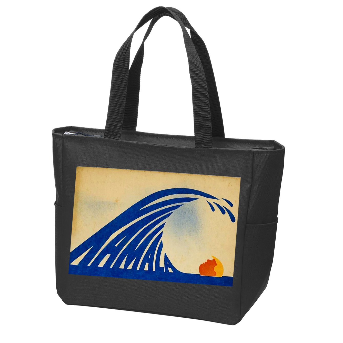 Cute Wave Of Blue Wave Kamala For Kamala Funny Trump Zip Tote Bag