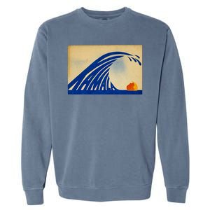 Cute Wave Of Blue Wave Kamala For Kamala Funny Trump Garment-Dyed Sweatshirt