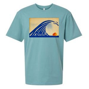 Cute Wave Of Blue Wave Kamala For Kamala Funny Trump Sueded Cloud Jersey T-Shirt