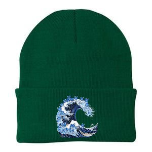 Cute Wave Of Blue Cats For Kamala Knit Cap Winter Beanie