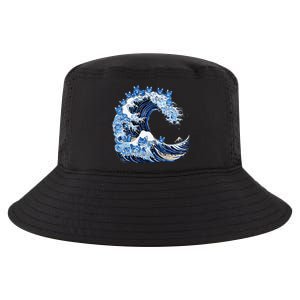 Cute Wave Of Blue Cats For Kamala Cool Comfort Performance Bucket Hat