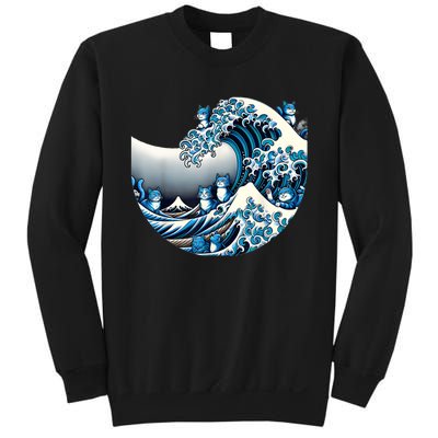 Cute Wave Of Blue Cats For Kamala Funny Sweatshirt