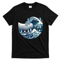 Cute Wave Of Blue Cats For Kamala Funny T-Shirt