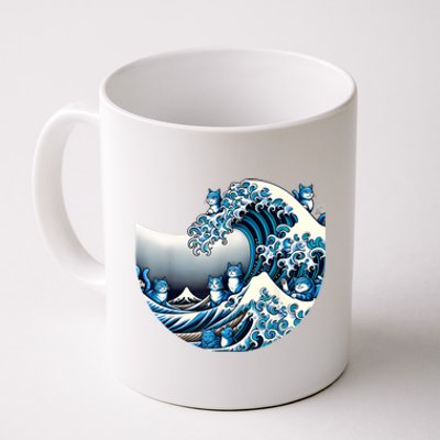 Cute Wave Of Blue Cats For Kamala Funny Coffee Mug