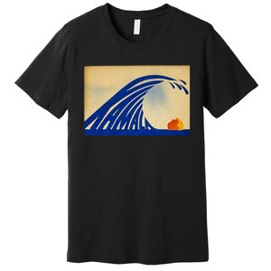 Cute Wave Of Blue Wave Kamala For Kamala Funny Trump Premium T-Shirt